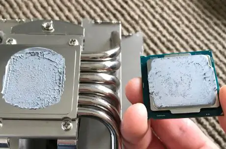 installing too much thermal paste on a CPU and quick fix for it