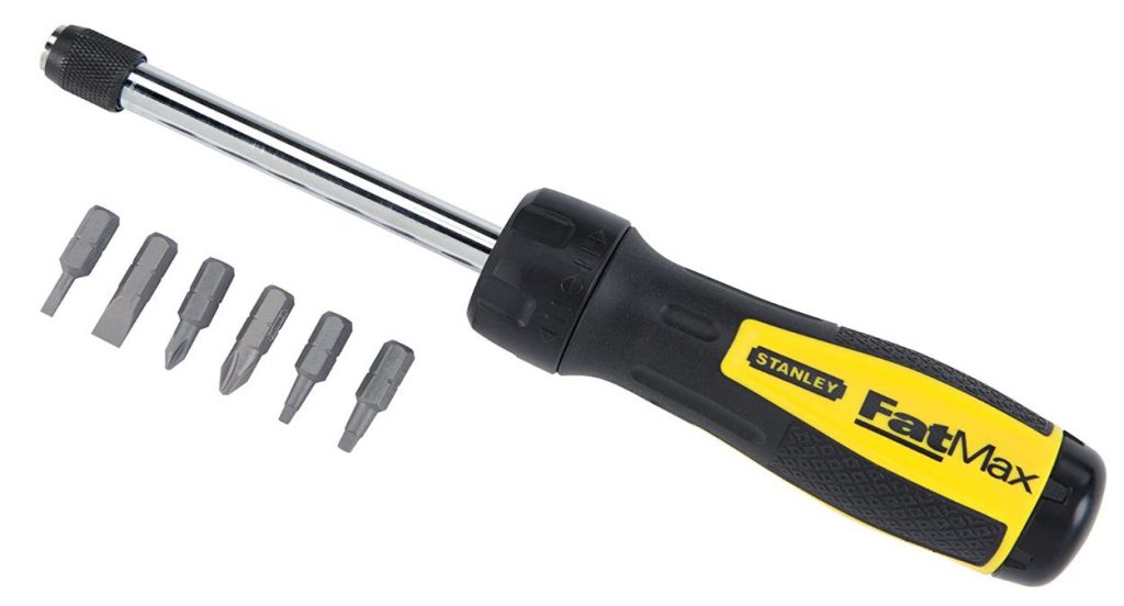 high-quality ratcheting screwdriver to assemble computer parts