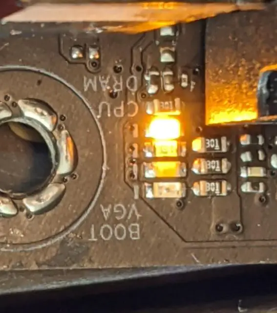 Fix Orange Light on Motherboard