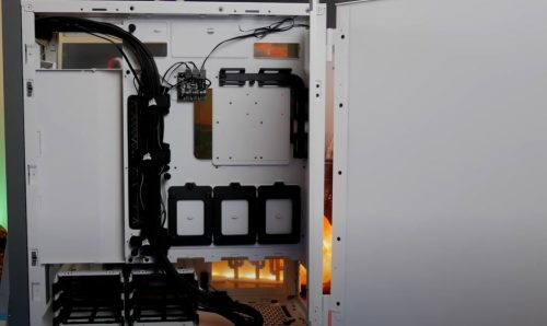 cable routing system in Corsair 7000D case